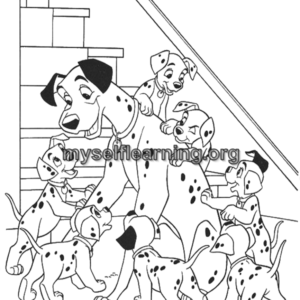 Disney Cartoons Coloring Sheet 33 | Instant Download