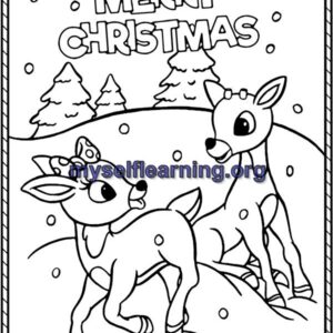 christmas Celebration Coloring Sheet 35 | Instant Download