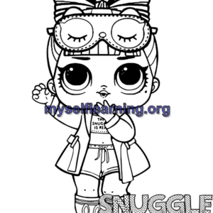 Cute Baby Dolls Coloring Sheet 35 | Instant Download