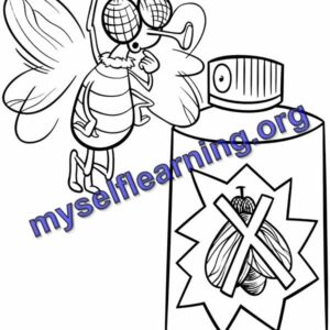 Insects Coloring Sheet 36 | Instant Download