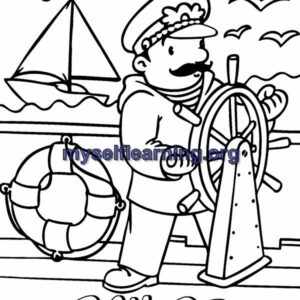 Profession Role Play Characters Coloring Sheet 36 | Instant Download