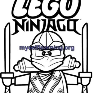 Lego Characters Coloring Sheet 37 | Instant Download