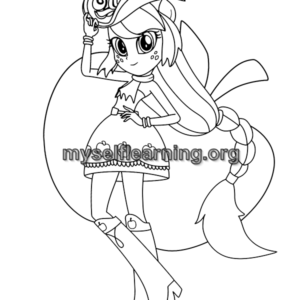 Little Pony Cartoons Coloring Sheet 37 | Instant Download