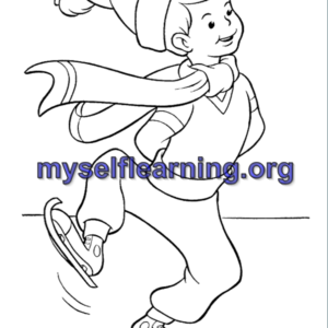 Winter Coloring Sheet 37 | Instant Download