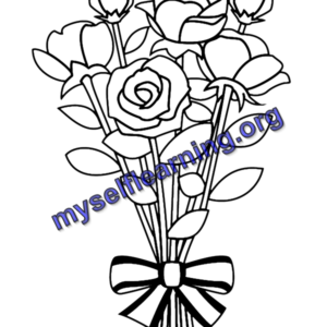 Flowers Coloring Sheet 38 | Instant Download