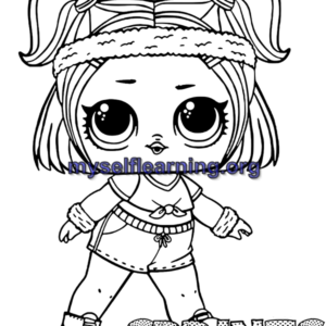 Cute Baby Dolls Coloring Sheet 38 | Instant Download