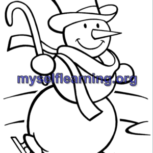 Winter Coloring Sheet 38 | Instant Download