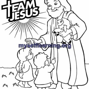 Christian Religion Coloring Sheet 39 | Instant Download