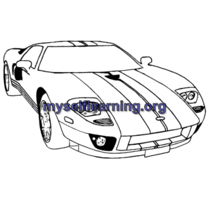 Motorcars Coloring Sheet 39 | Instant Download