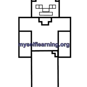 Minecraft Games Coloring Sheet 3 | Instant Download
