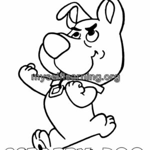 Scooby Doo Cartoons Coloring Sheet 40 | Instant Download