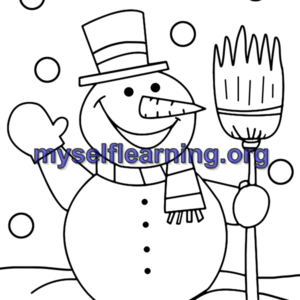Winter Coloring Sheet 40 | Instant Download