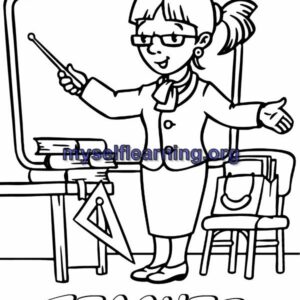 Profession Role Play Characters Coloring Sheet 41 | Instant Download