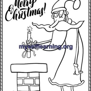 christmas Celebration Coloring Sheet 42 | Instant Download