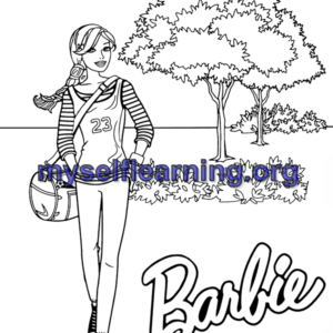 Barbie Dolls Coloring Sheet 43 | Instant Download