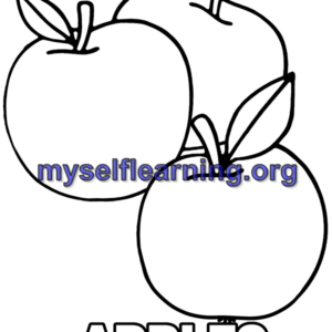 Fruits Coloring Sheet 44 | Instant Download