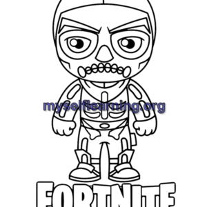 Fortnite Coloring Sheet 45 | Instant Download