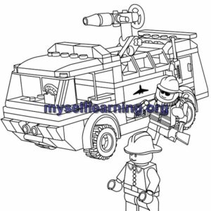 Lego Characters Coloring Sheet 48 | Instant Download