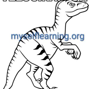 Dinosaurs Coloring Sheet 4 | Instant Download