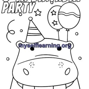 Greeting Cards Coloring Sheet 4 | Instant Download