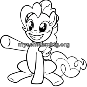 Little Pony Cartoons Coloring Sheet 4 | Instant Download