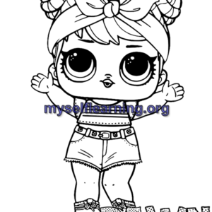 Cute Baby Dolls Coloring Sheet 4 | Instant Download
