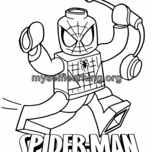 Spiderman Cartoons Coloring Sheet 4 | Instant Download