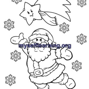 christmas Celebration Coloring Sheet 54 | Instant Download