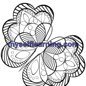 Relaxing Coloring Sheet for Adults 56 | Instant Download