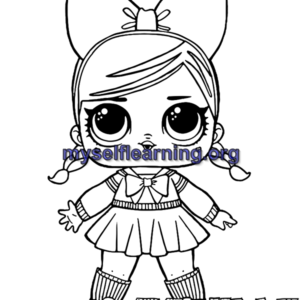 Cute Baby Dolls Coloring Sheet 5 | Instant Download