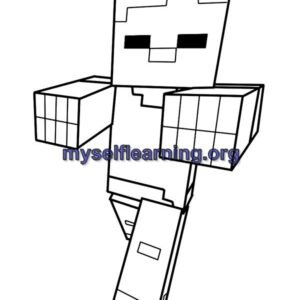 Minecraft Games Coloring Sheet 6 | Instant Download