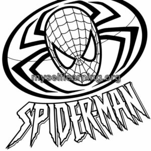 Spiderman Cartoons Coloring Sheet 6 | Instant Download