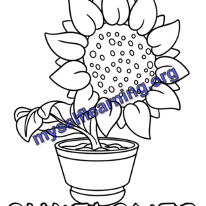 Flowers Coloring Sheet 7 | Instant Download