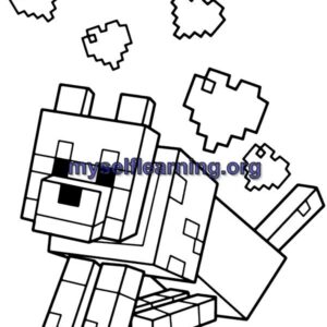 Minecraft Games Coloring Sheet 8 | Instant Download