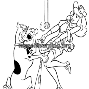 Scooby Doo Cartoons Coloring Sheet 8 | Instant Download