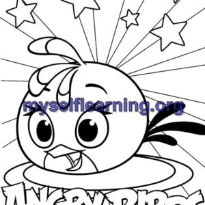 Angry Birds Coloring Sheet 9 | Instant Download